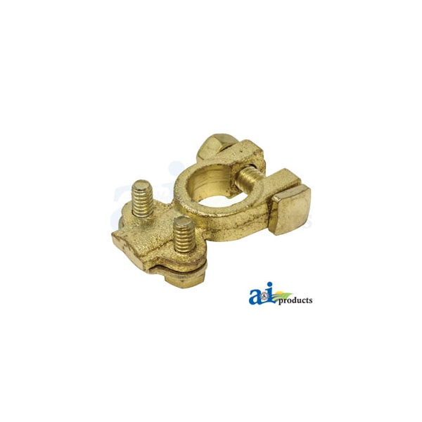 Battery Cable Ends, Brass Reusable, (#8Ga. to 1Ga.)(2 Pk) 3.75" x4" x2"